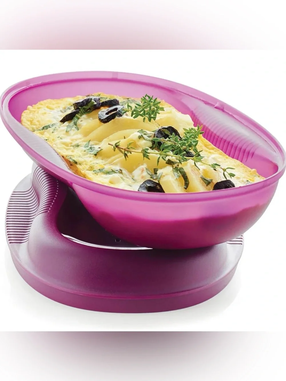 Tupperware Microwave Breakfast Maker Omelett-Meister 430 ml